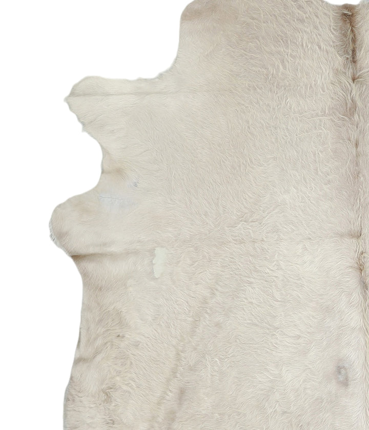Champagne XX-Large Brazilian Cowhide Rug 7'8"H x 7'2"W #A17074 by Hudson Hides