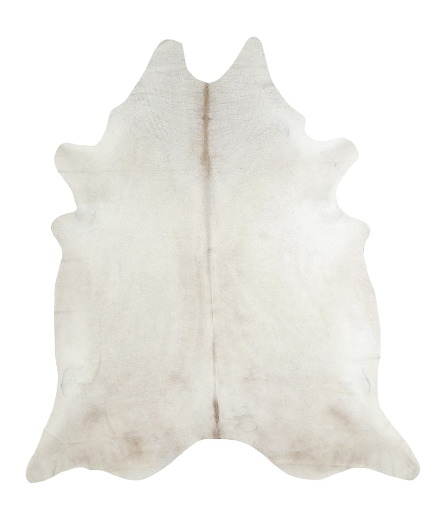 Light Grey XX-Large Brazilian Cowhide Rug 7'9"H x 6'9"W #A17080 by Hudson Hides
