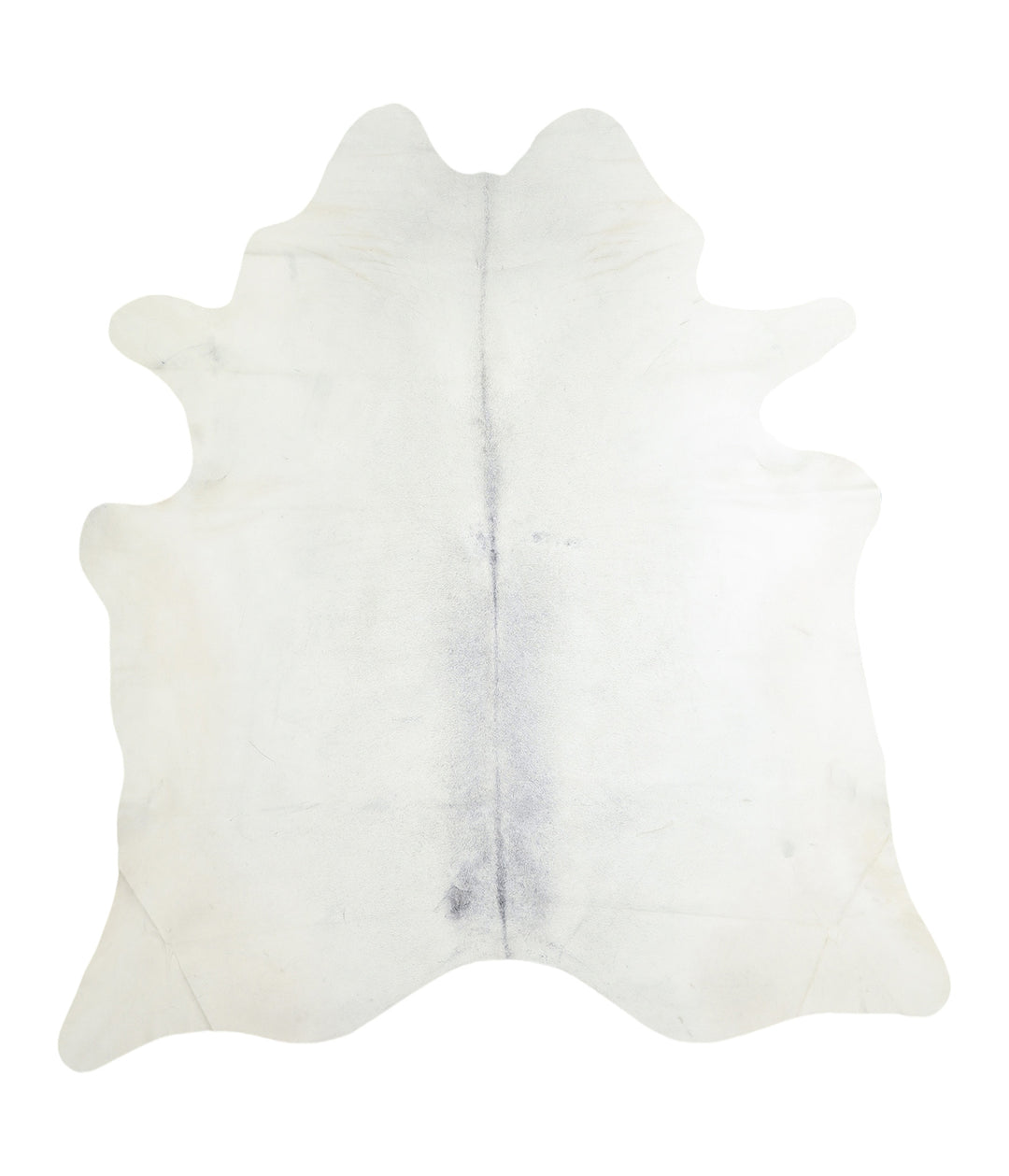 Light Grey X-Large Brazilian Cowhide Rug 7'1"H x 6'5"W #A17083 by Huds