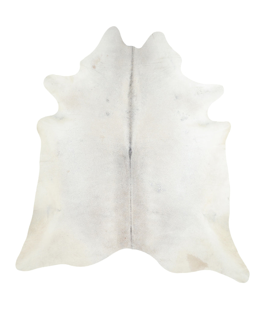 Light Grey X-Large Brazilian Cowhide Rug 7'3"H x 6'7"W #A17362 by Hudson Hides