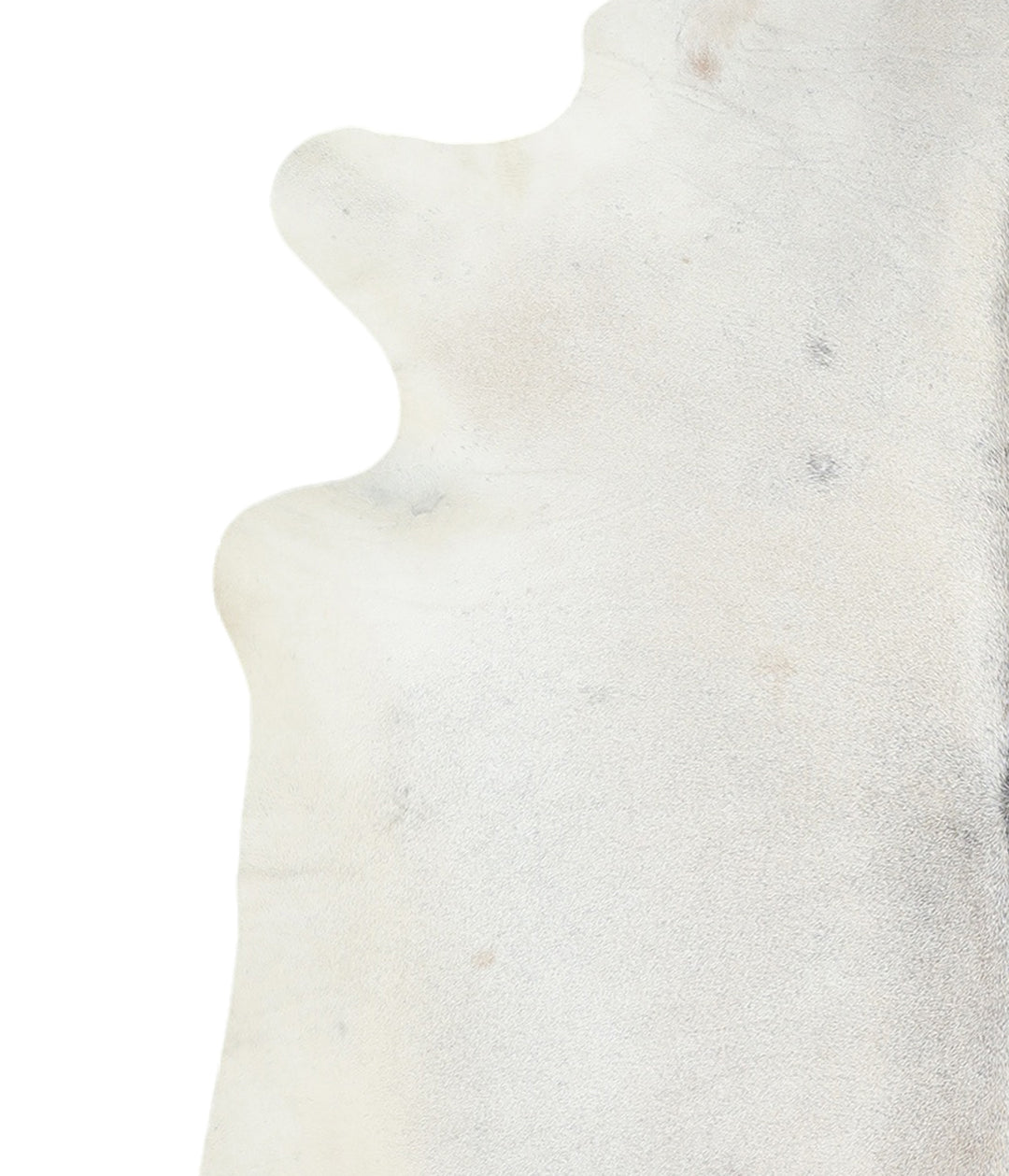 Light Grey X-Large Brazilian Cowhide Rug 7'3"H x 6'7"W #A17362 by Huds