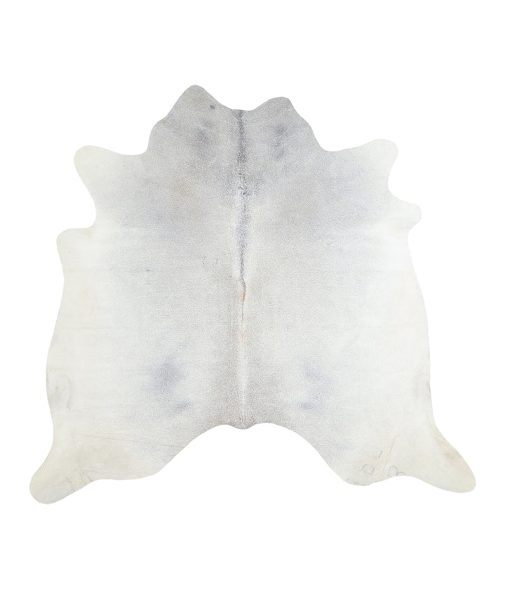 Light Grey X-Large Brazilian Cowhide Rug 6'4"H x 6'8"W #A17443 by Hudson Hides