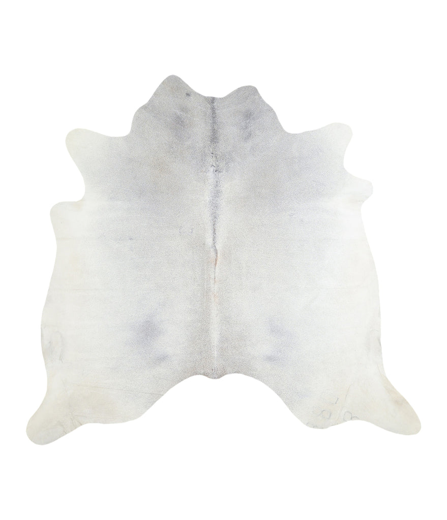 Light Grey X-Large Brazilian Cowhide Rug 6'4"H x 6'8"W #A17443 by Hudson Hides