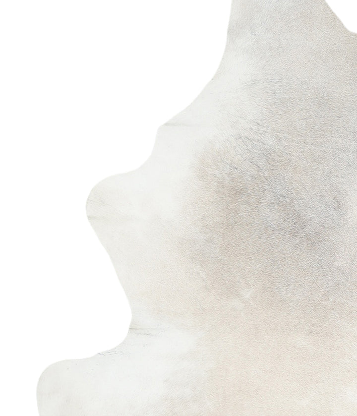 Ivory with Beige X-Large Brazilian Cowhide Rug 7'6"H x 6'0"W #A17465 by Hudson Hides