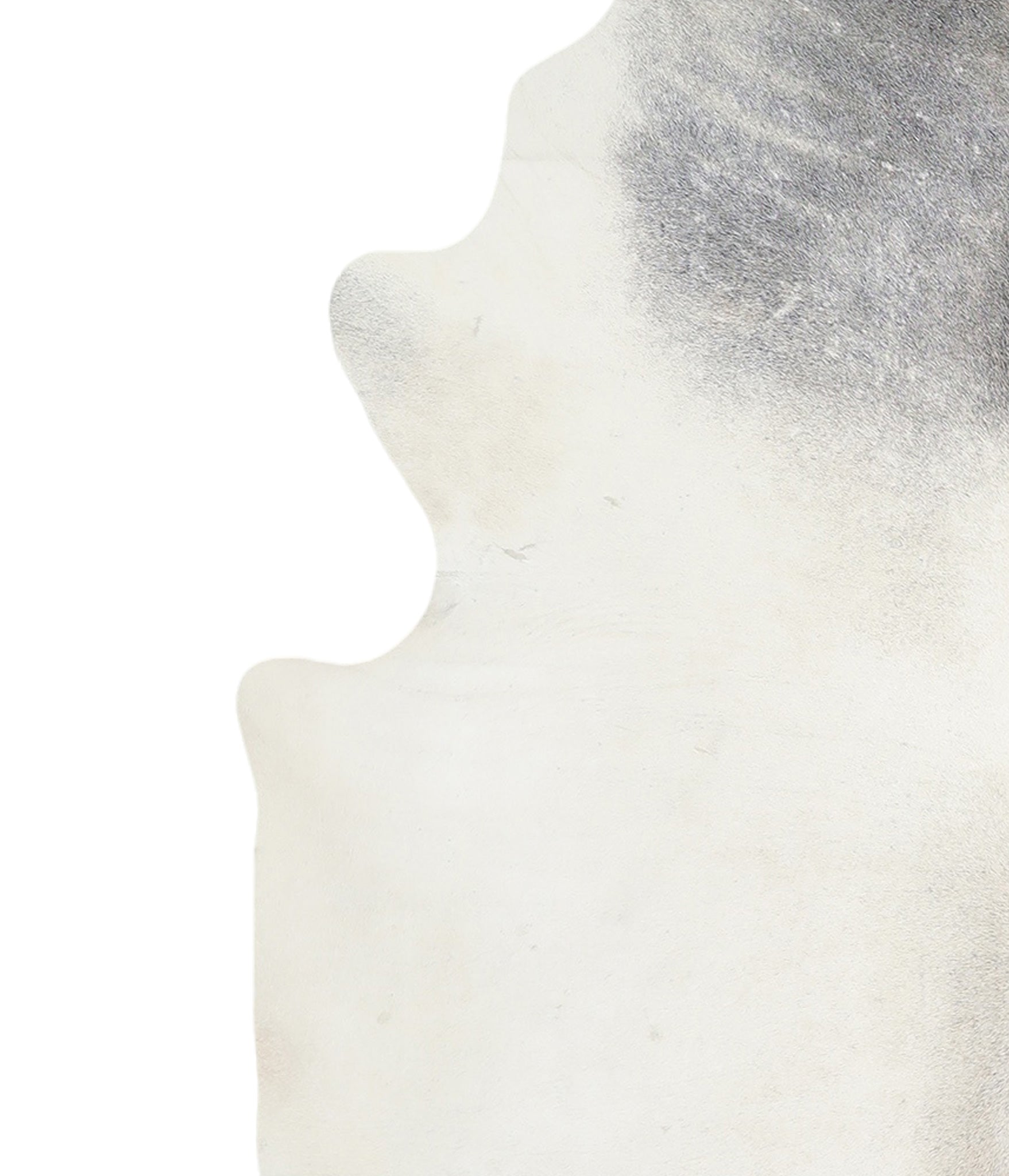 Grey with Beige Cowhide Rug #A17517