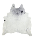 Salt and Pepper Black X-Large Brazilian Cowhide Rug 6'9"H x 6'2"W #A17571 by Hudson Hides