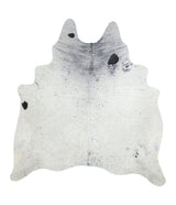 Salt and Pepper Black X-Large Brazilian Cowhide Rug 6'9"H x 6'2"W #A17571 by Hudson Hides