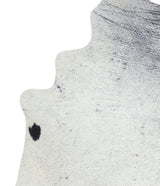 Salt and Pepper Black X-Large Brazilian Cowhide Rug 6'9"H x 6'2"W #A17571 by Hudson Hides