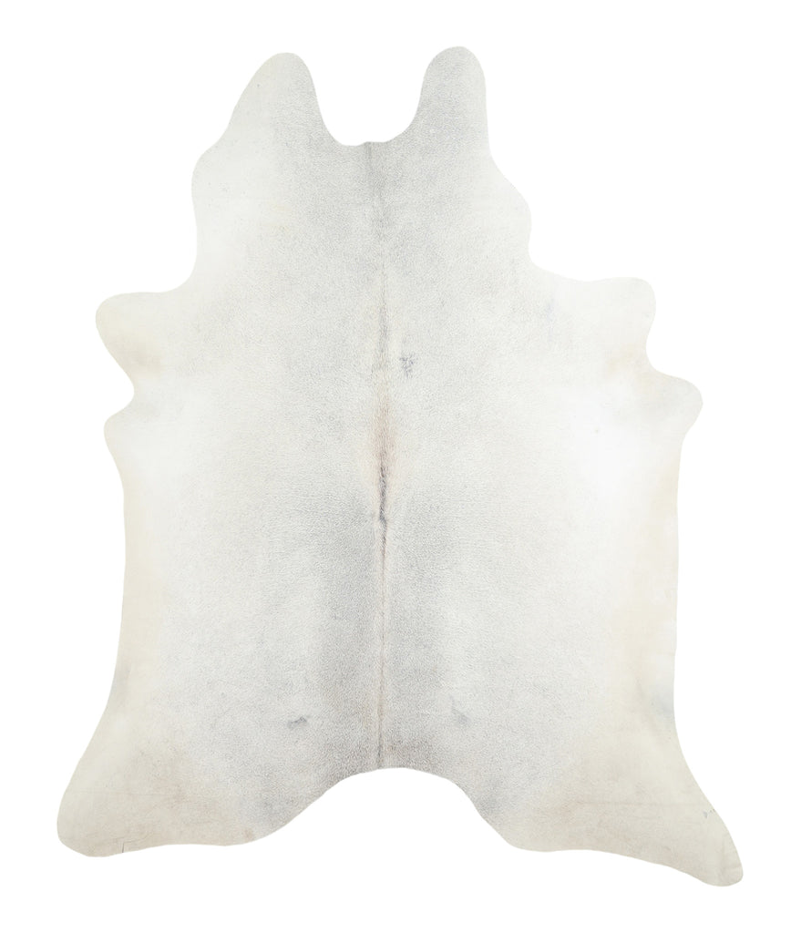 Light Grey X-Large Brazilian Cowhide Rug 7'7"H x 6'1"W #A17640 by Hudson Hides