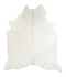 Ivory with Beige X-Large Brazilian Cowhide Rug 7'4