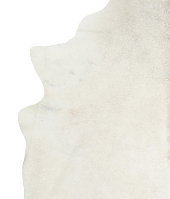 Ivory with Beige X-Large Brazilian Cowhide Rug 7'4"H x 6'3"W #A17734 by Hudson Hides