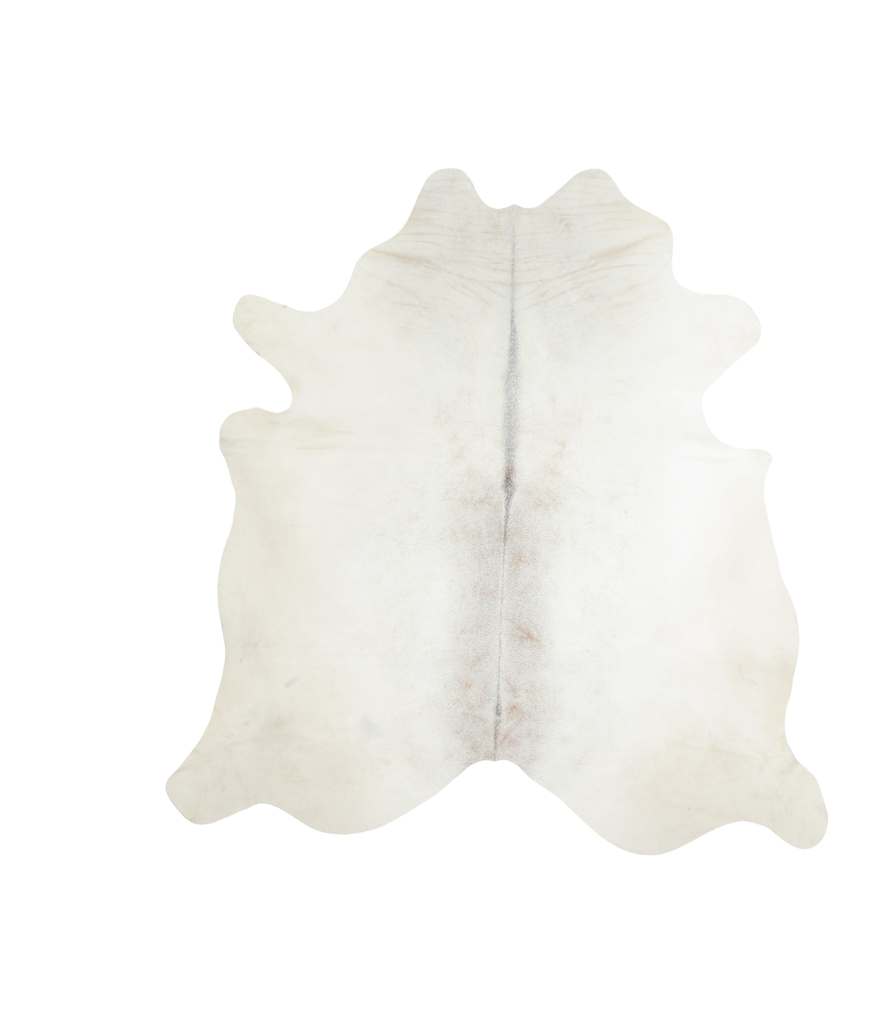 Light Grey X-Large Brazilian Cowhide Rug 7'0"H x 6'8"W #A17981 by Hudson Hides