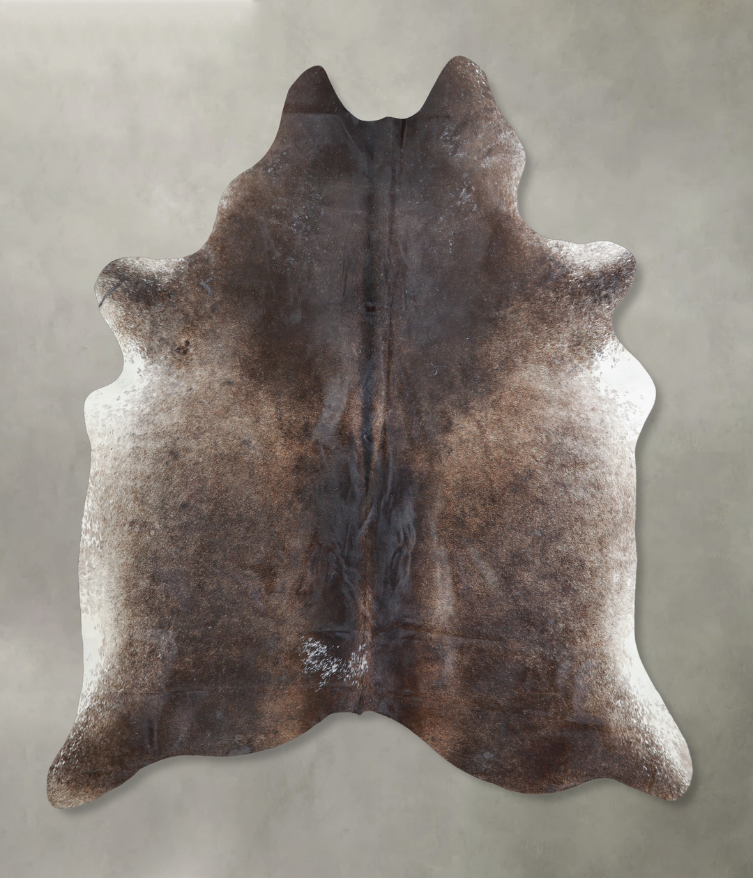 Dark Grey X-Large Brazilian Cowhide Rug 6'8"H x 6'3"W #A18028 by Hudso