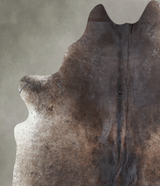 Dark Grey X-Large Brazilian Cowhide Rug 6'8"H x 6'3"W #A18028 by Hudson Hides
