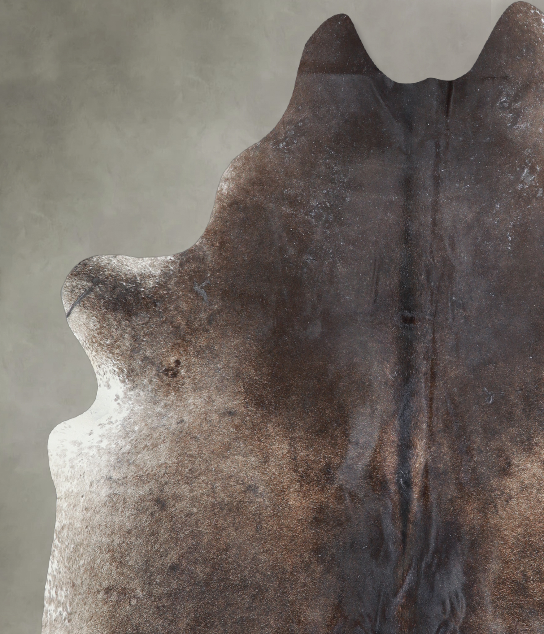 Dark Grey Cowhide Rug #A18028