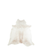 Ivory with Beige X-Large Brazilian Cowhide Rug 7'0