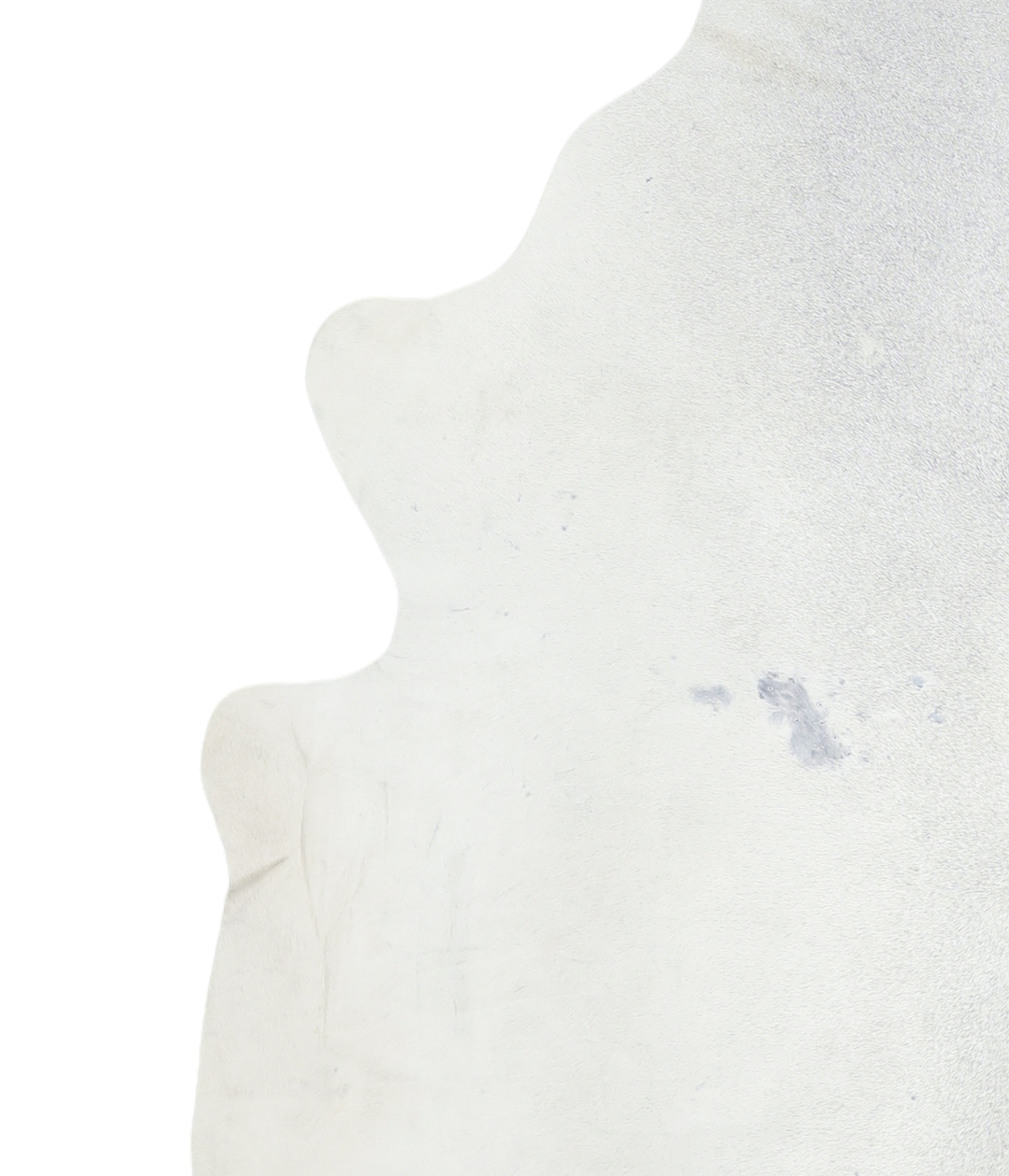 Light Grey X-Large Brazilian Cowhide Rug 6'5"H x 6'3"W #A18122 by Huds