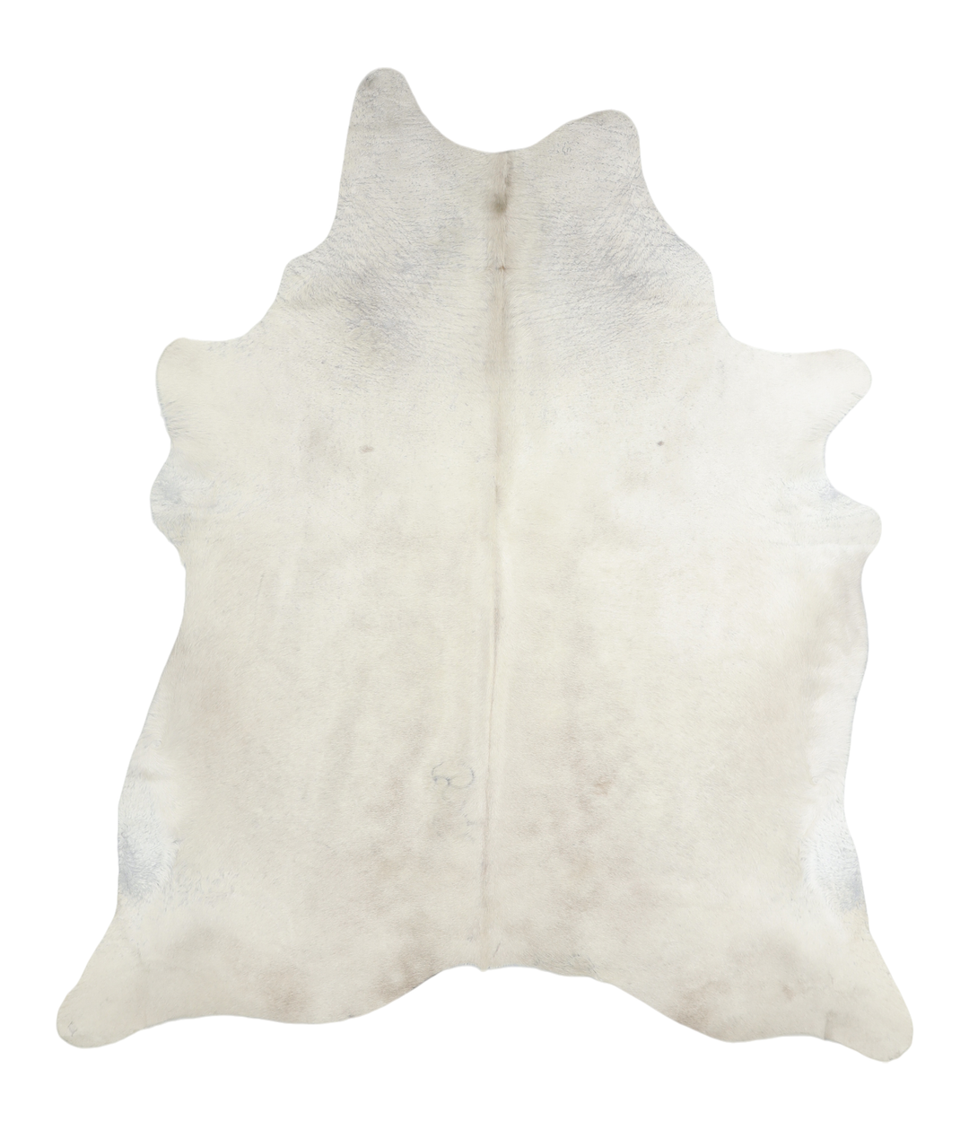 Ivory with Beige X-Large Brazilian Cowhide Rug 7'3"H x 6'2"W #A18138 b