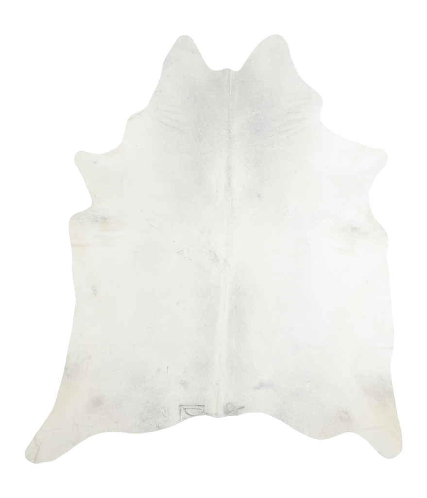 Light Grey X-Large Brazilian Cowhide Rug 7'1"H x 6'2"W #A18151 by Hudson Hides