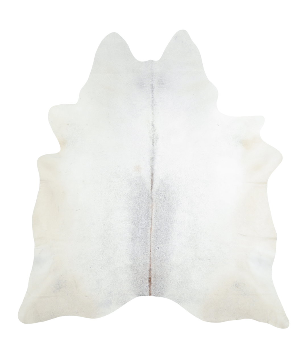 Light Grey X-Large Brazilian Cowhide Rug 7'4"H x 6'7"W #A18168 by Huds