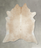 Beige XX-Large Brazilian Cowhide Rug 7'5