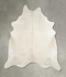 Solid White XX-Large Brazilian Cowhide Rug 7'11
