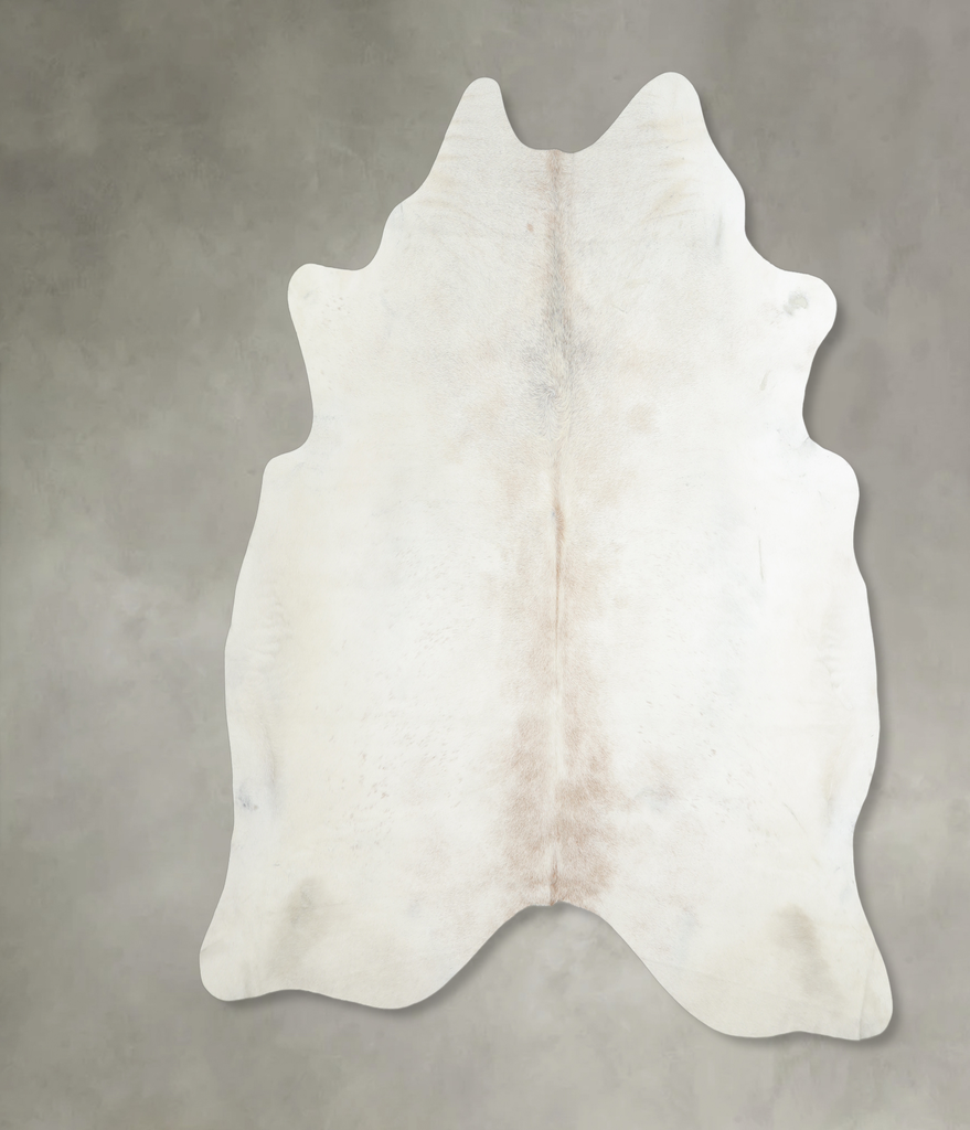 Champagne X-Large Brazilian Cowhide Rug 7'1"H x 6'4"W #A18265 by Hudson Hides