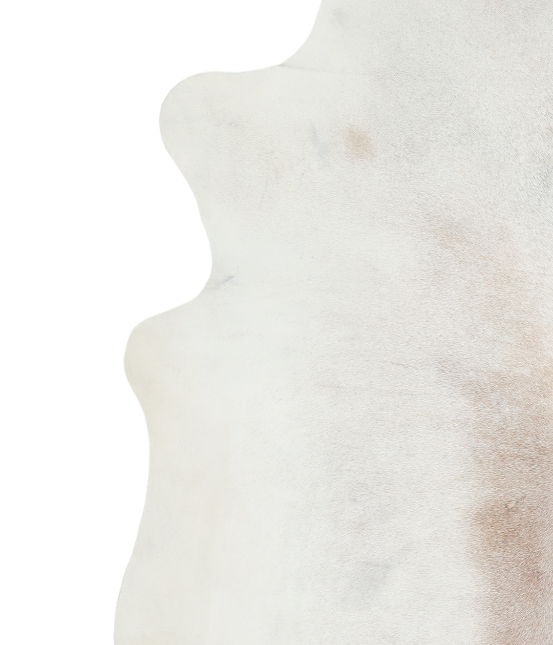 Grey with Beige XX-Large Brazilian Cowhide Rug 7'3"H x 6'10"W #A18430 