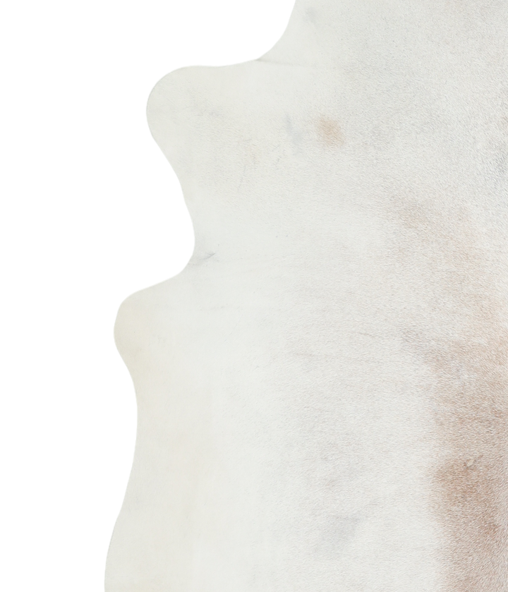 Grey with Beige XX-Large Brazilian Cowhide Rug 7'3"H x 6'10"W #A18430 by Hudson Hides