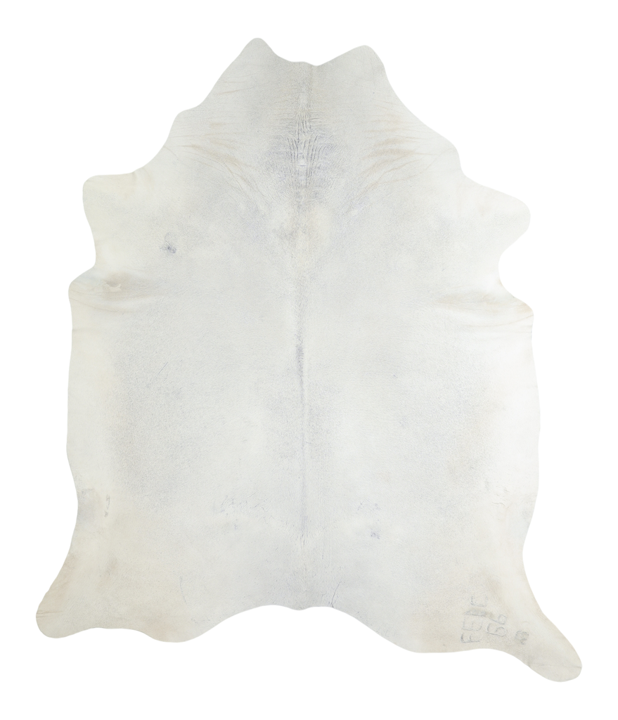 Light Grey XX-Large Brazilian Cowhide Rug 7'9"H x 6'6"W #A18479 by Hudson Hides