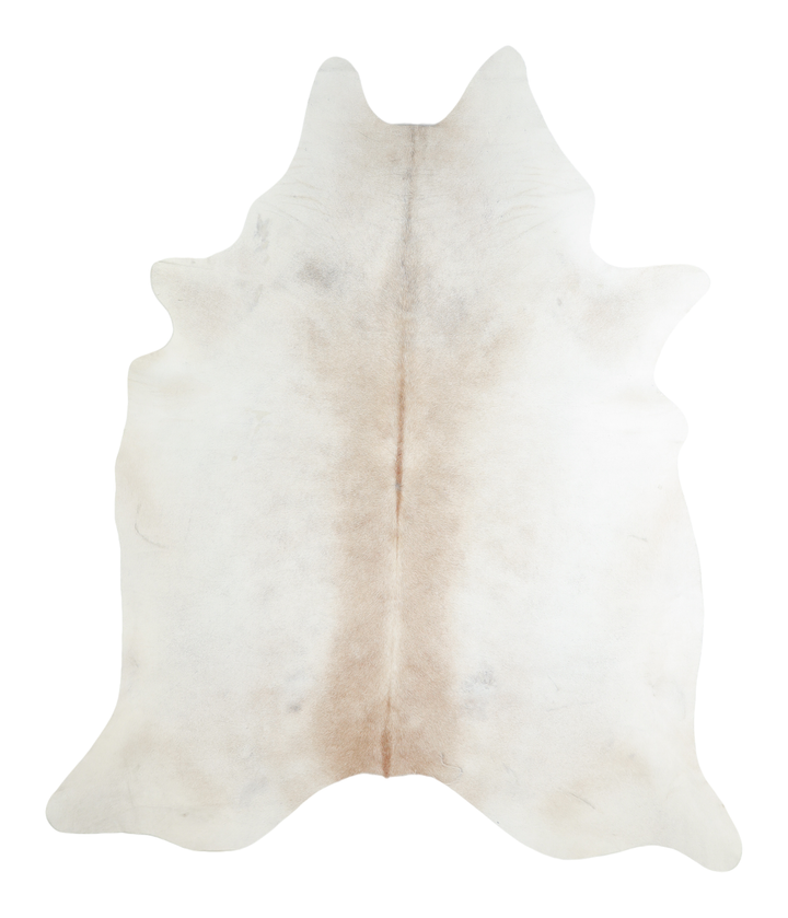 Grey with Beige XX-Large Brazilian Cowhide Rug 7'11"H x 6'7"W #A18484 by Hudson Hides