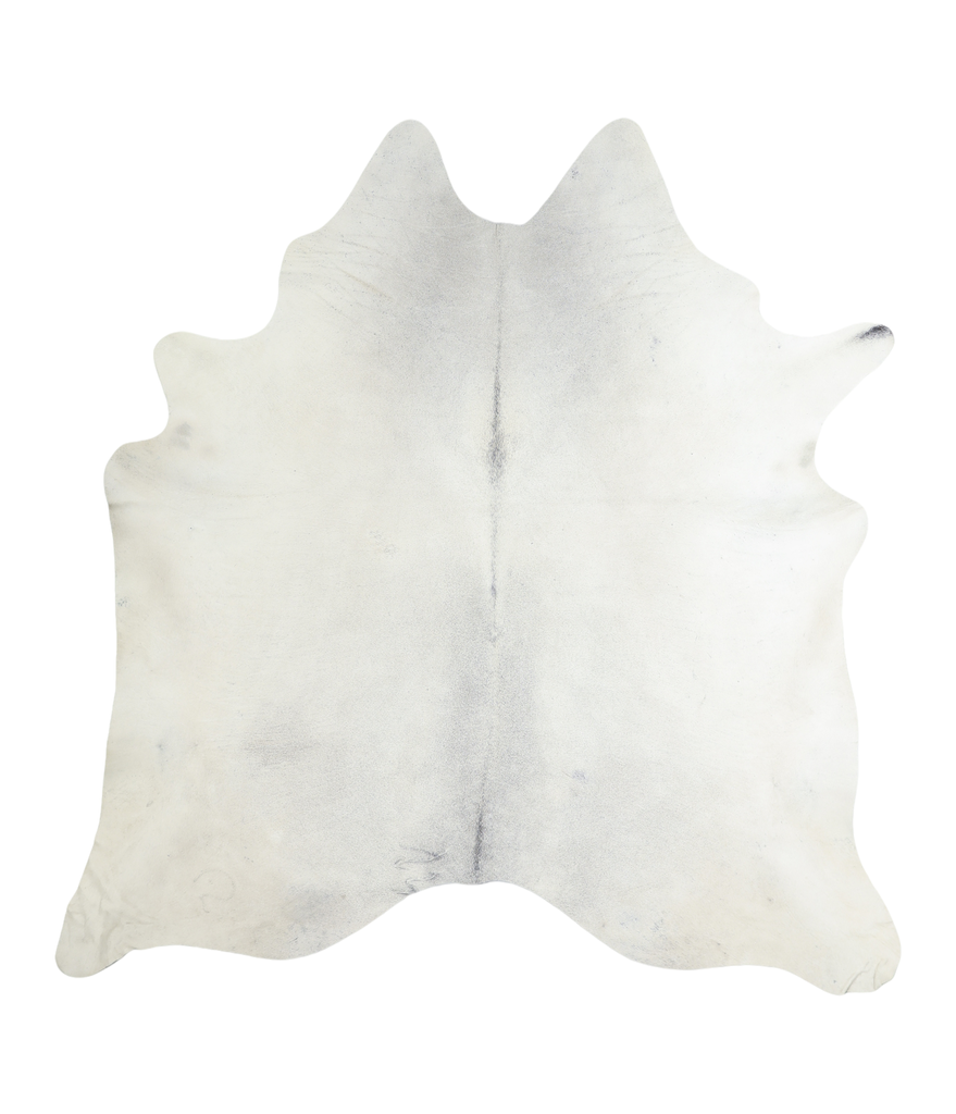 Light Grey X-Large Brazilian Cowhide Rug 6'9"H x 6'5"W #A18531 by Hudson Hides