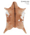 Goatskin Approx 2'x3' #A1860 by Hudson Hides