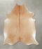 Beige X-Large Brazilian Cowhide Rug 6'9