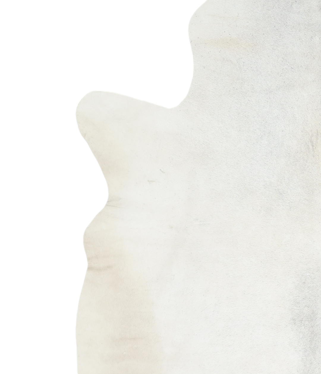 Light Grey X-Large Brazilian Cowhide Rug 7'1"H x 6'4"W #A18678 by Huds