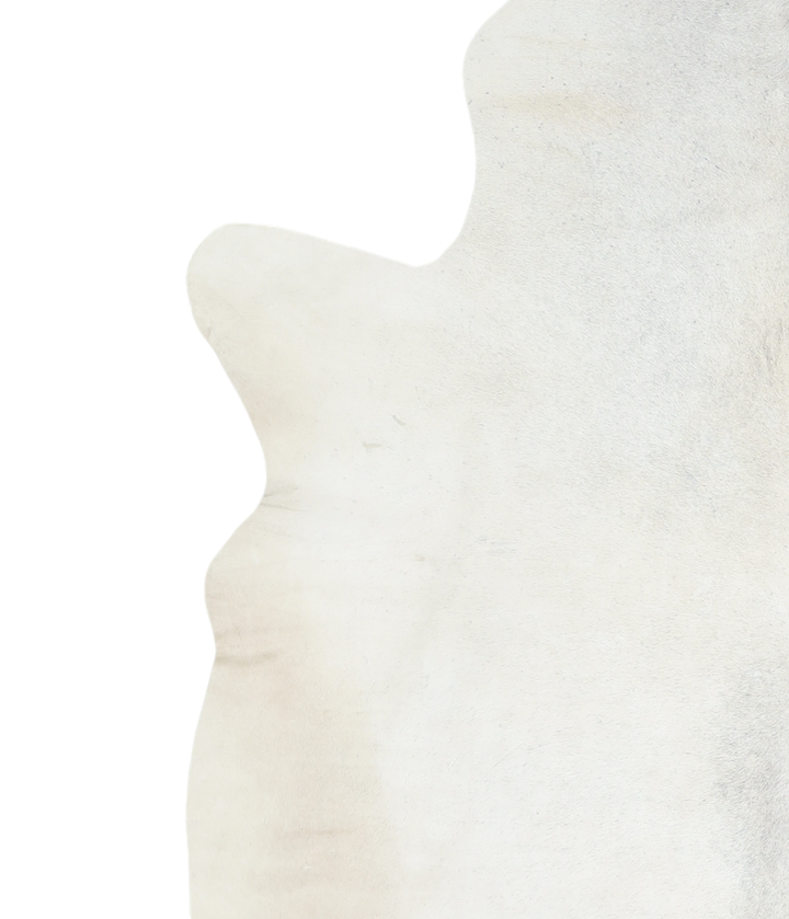 Light Grey X-Large Brazilian Cowhide Rug 7'1"H x 6'4"W #A18678 by Hudson Hides