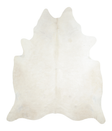 Ivory with Beige XX-Large Brazilian Cowhide Rug 8'1"H x 6'9"W #A18705 by Hudson Hides
