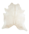 Ivory with Beige XX-Large Brazilian Cowhide Rug 7'8