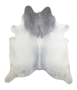 Medium Grey XX-Large Brazilian Cowhide Rug 7'8"H x 6'7"W #A18755 by Hudson Hides