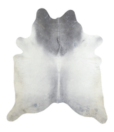Medium Grey XX-Large Brazilian Cowhide Rug 7'8"H x 6'7"W #A18755 by Hudson Hides