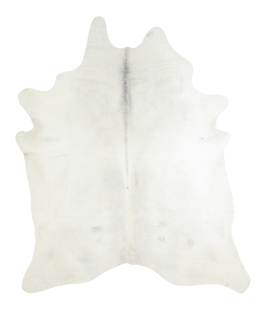 Light Grey XX-Large Brazilian Cowhide Rug 8'2"H x 6'10"W #A18936 by Hudson Hides