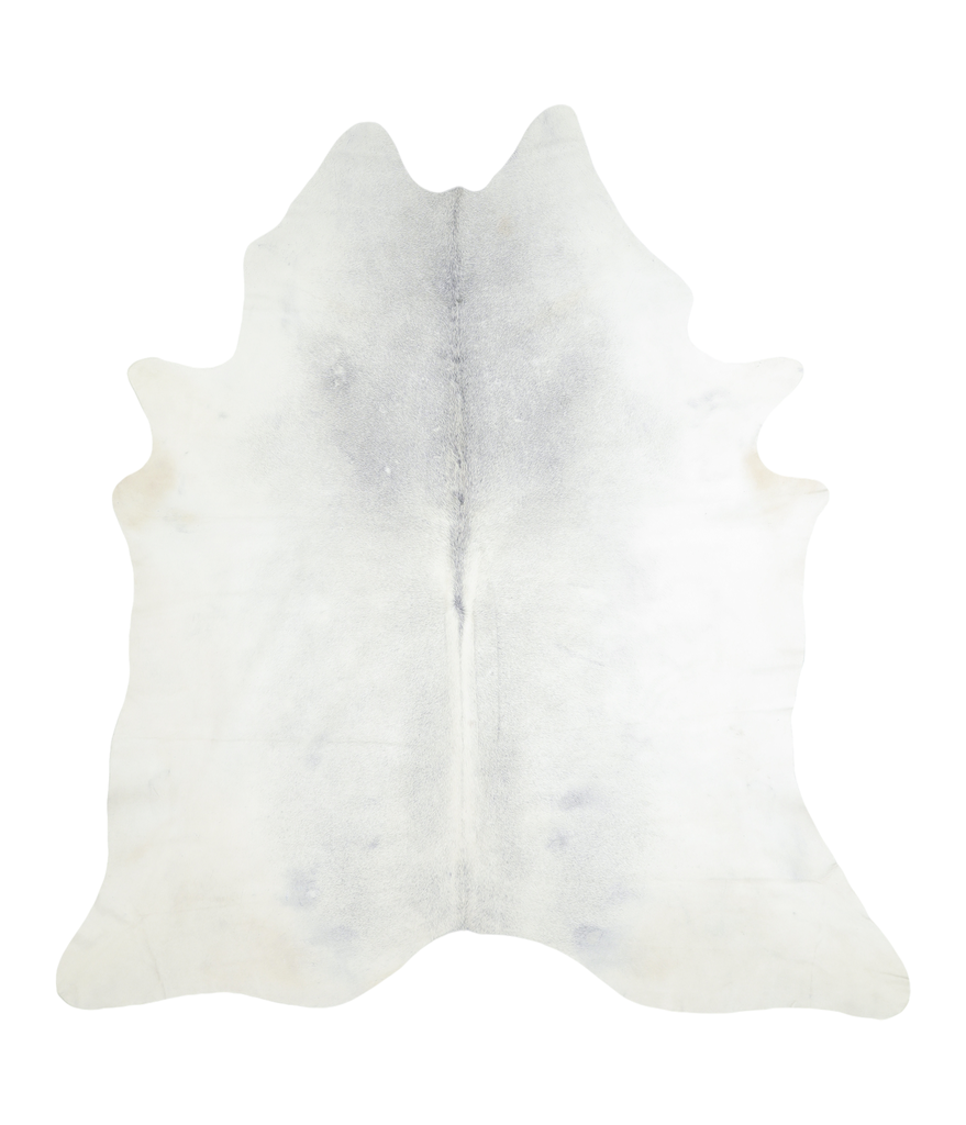 Light Grey XX-Large Brazilian Cowhide Rug 7'8"H x 7'1"W #A18937 by Hudson Hides