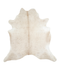 Ivory with Beige XX-Large Brazilian Cowhide Rug 7'5