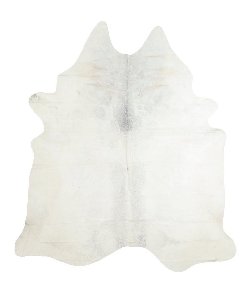 Light Grey XX-Large Brazilian Cowhide Rug 8'0"H x 7'0"W #A18999 by Hudson Hides