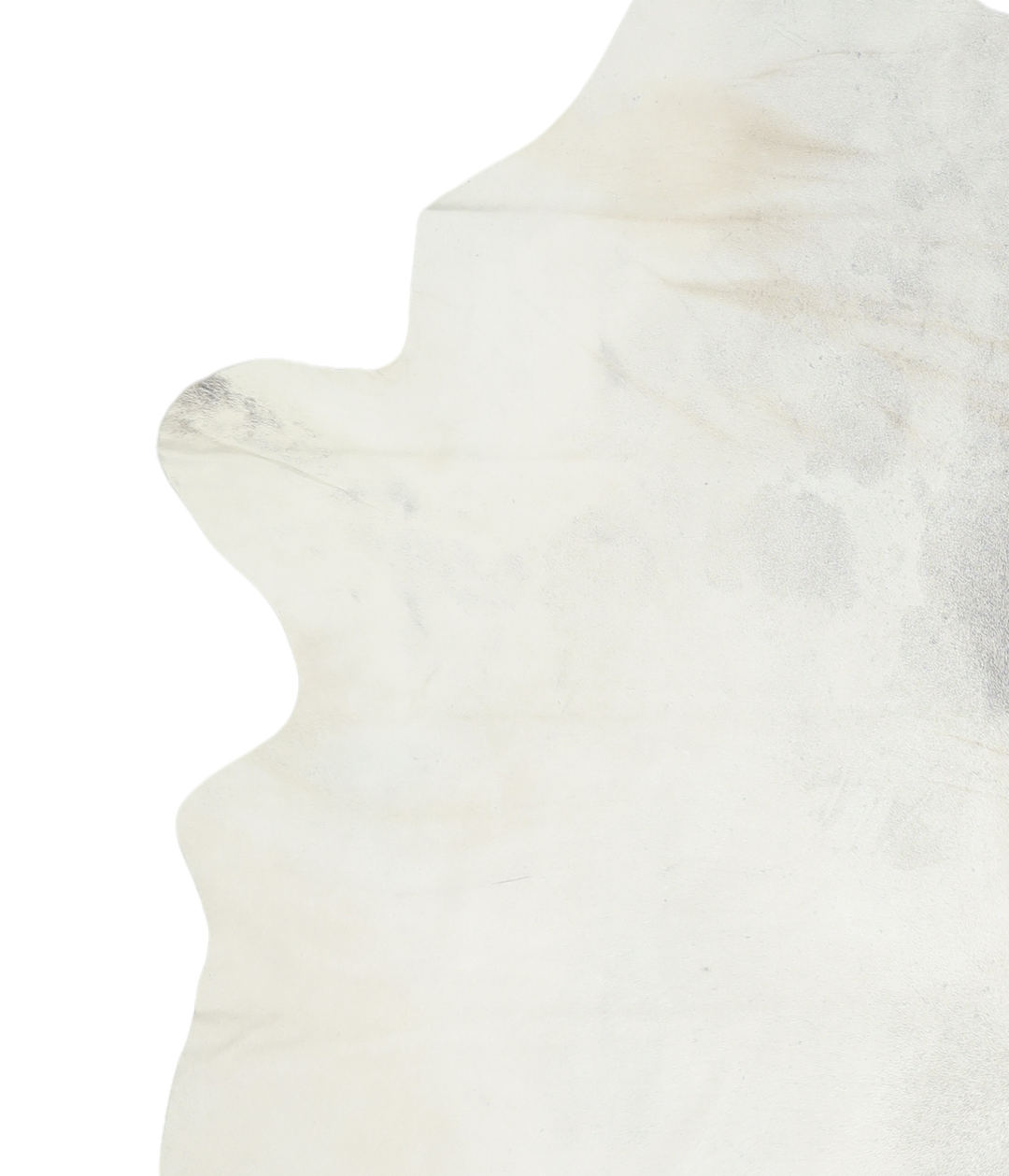 Light Grey XX-Large Brazilian Cowhide Rug 8'0"H x 7'0"W #A18999 by Hud