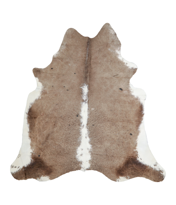 Taupe X-Large Brazilian Cowhide Rug 6'5"H x 6'3"W #A19140 by Hudson Hides