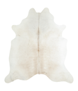 Ivory with Beige X-Large Brazilian Cowhide Rug 7'5"H x 6'8"W #A19149 by Hudson Hides