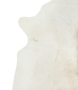 Ivory with Beige X-Large Brazilian Cowhide Rug 7'5"H x 6'8"W #A19149 by Hudson Hides