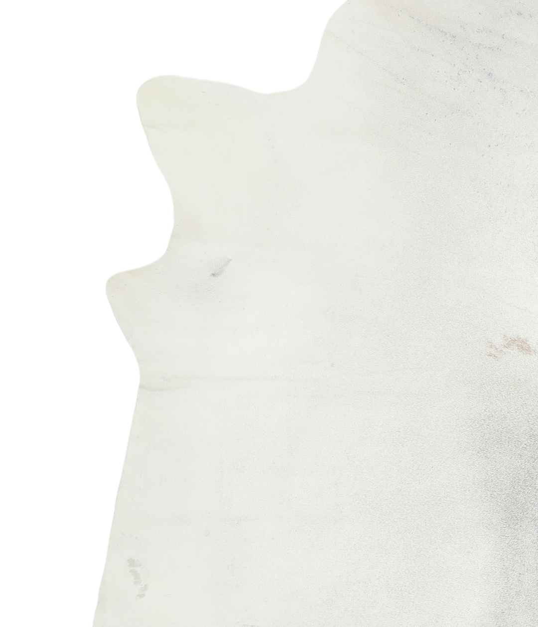 Light Grey X-Large Brazilian Cowhide Rug 7'2"H x 6'9"W #A19176 by Huds