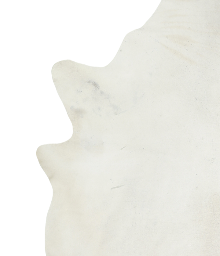 Ivory with Beige XX-Large Brazilian Cowhide Rug 8'3"H x 6'11"W #A19218 by Hudson Hides